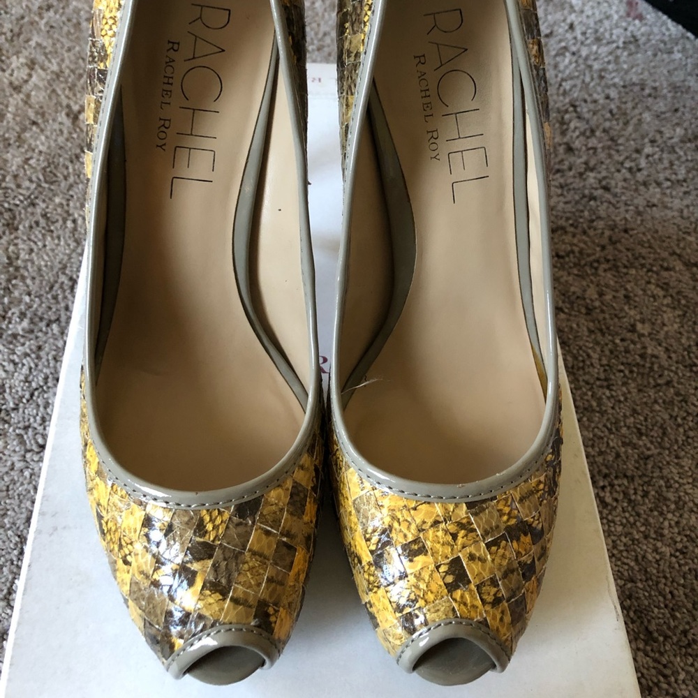 Rachael Roy heels & clutch set